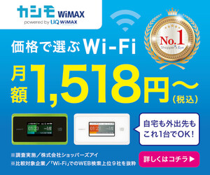 カシモWiMAXのサービス画像